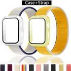 Ремешок нейлоновый для Apple Watch band 44 мм 40 мм 38 мм 42 мм 44 мм