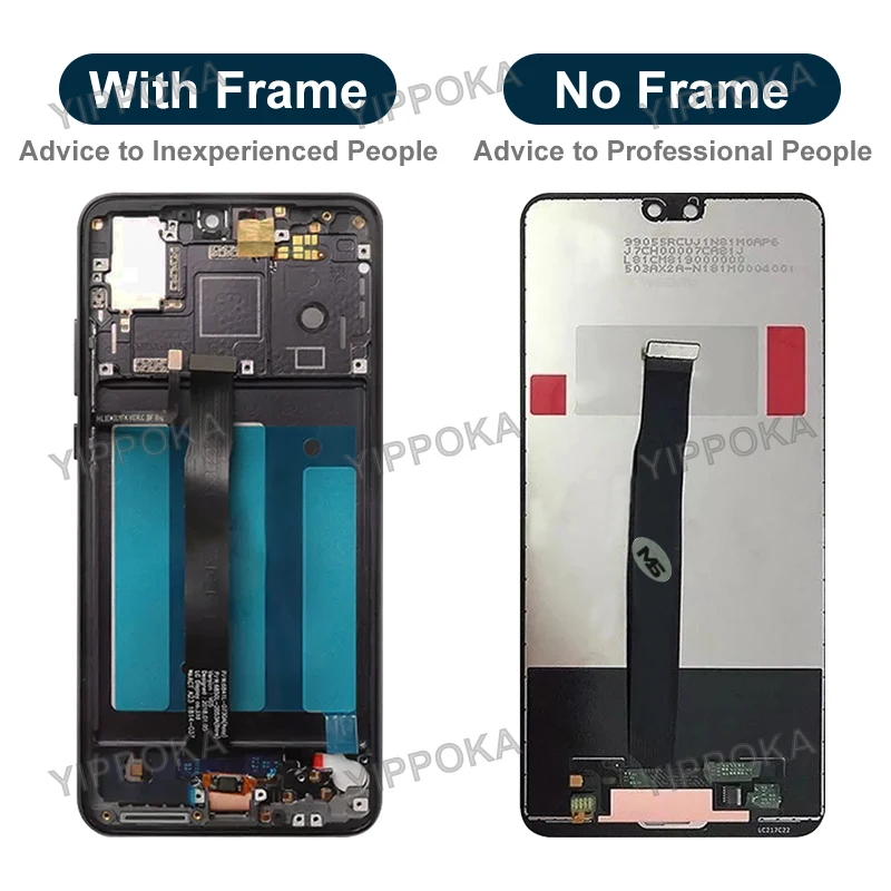 5 8 for huawei p20 lcd eml l22 display screen digitizer replacement parts for huawei p20 display eml tl00 eml l09 eml l29c lcd free global shipping