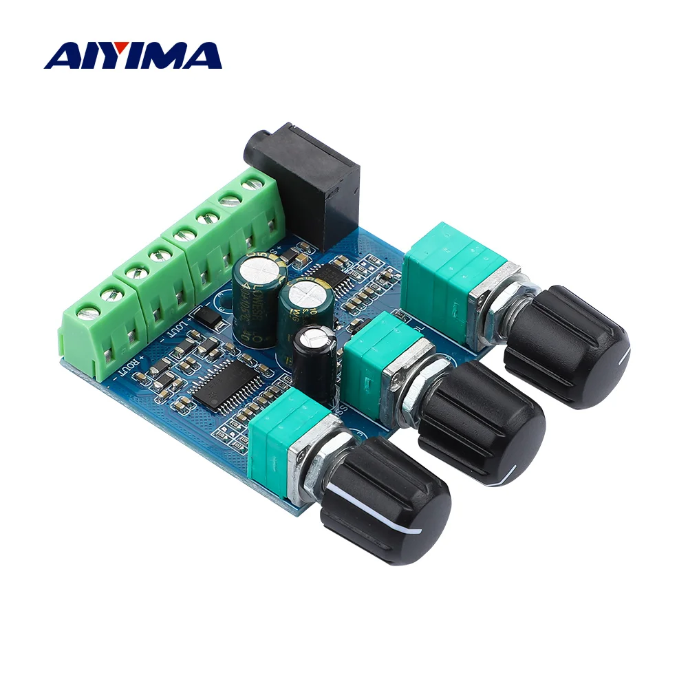 Плата усилителя звука AIYIMA 2 1 TPA3110 сабвуфер 15 Вт * + 30 мини стерео NE5532 OP AMP басовый