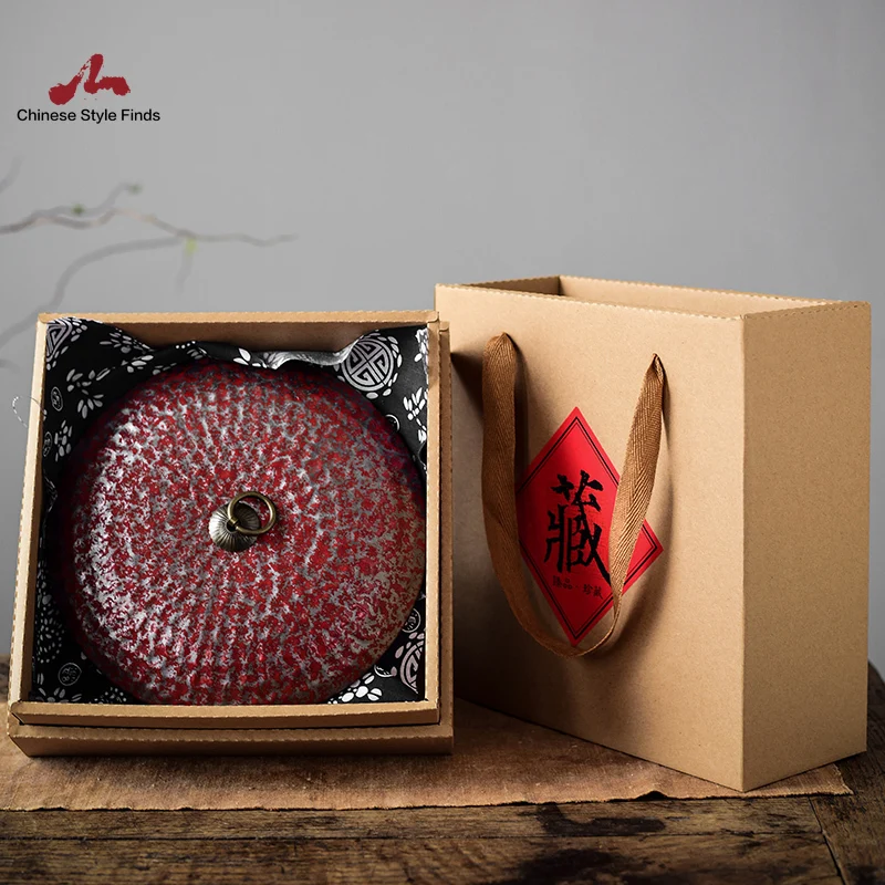 Чайный набор большие керамические чайные кадиды канистры китайские аксессуары