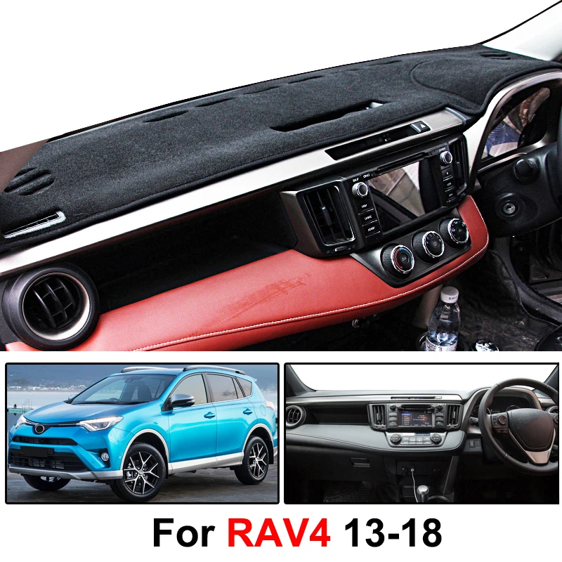 Для Toyota RAV4 2013 2014 2015 2016 2017 2018 коврик для приборной панели защита от грязи солнца