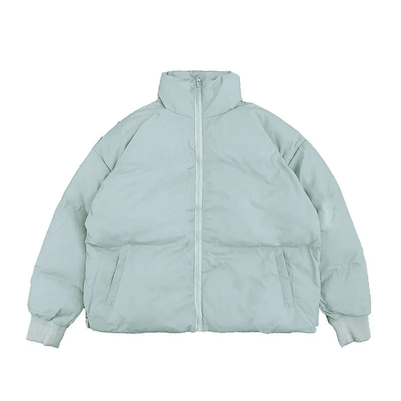 

Fgss men | 2021 autumn and winter new national pure color thickened jacket cotton clothes loose trend