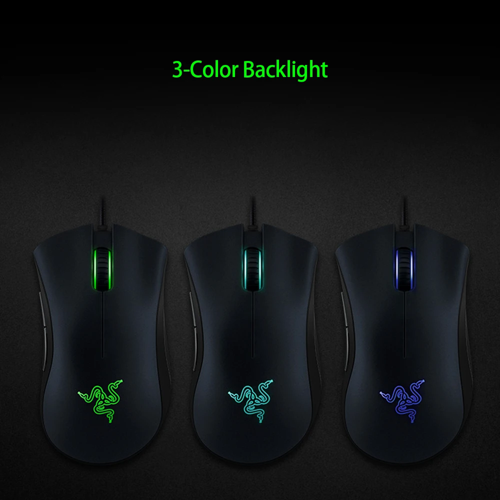 Razer Cynosa Pro Keyboard and DeathAdder 2000 Mouse Combo Gaming Kit Set 3 Color Backlight Gamer | Компьютеры и офис