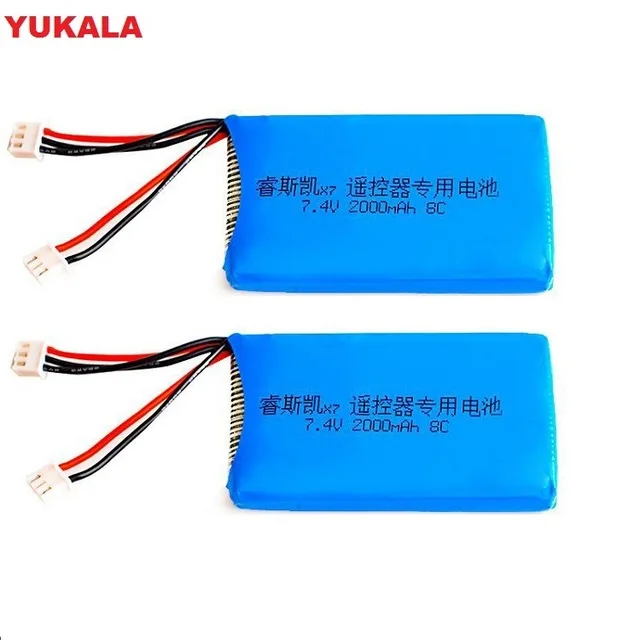X7 передатчик пульт дистанционного управления запасная часть 7 4 в 2000 мАч 2S 8C