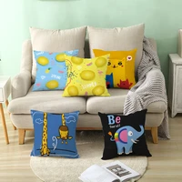 high sale modern simple cartoon cat sofa pillowcase living room sofa printing soft pillow bed decorative cushions cushion cover