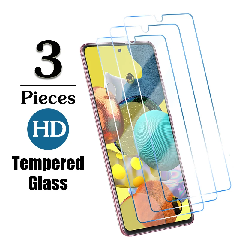 

3Pcs Protective Glass for Samsung A51 A71 A31 A21S A30S A50S Screen Protector on Galaxy A50 A70 A30 A40 A20e A10e A20 A10 Glass