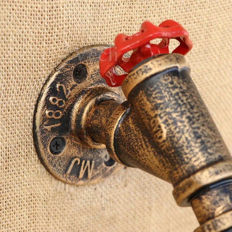 Винтажные лампы в стиле лофт настенные светильники ретро для водопроводной