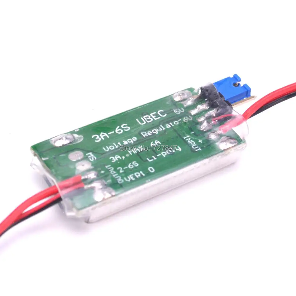 5V / 6V 3A U-BEC UBEC Max 5A низкий РЧ шум BEC полная защита от помех Переключатель Регулятор