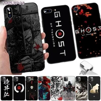 ghost of tsushima soft phone cover for iphone 13 8 7 6 6s plus x 5s se 2020 xr 11 12 pro xs max