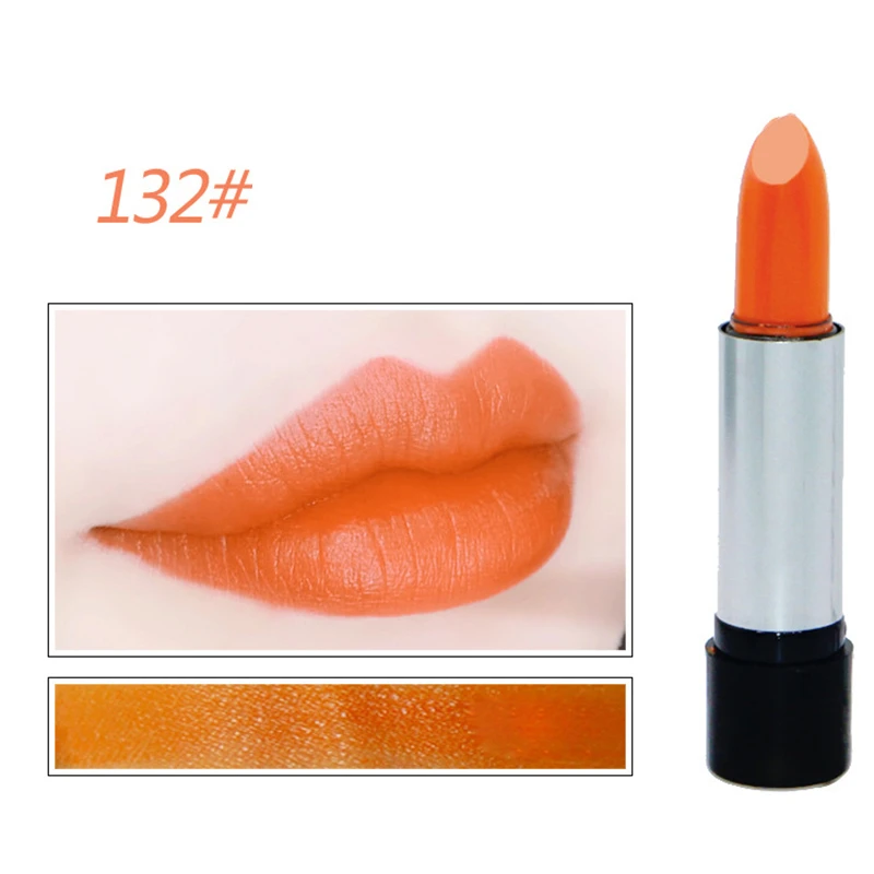 13 Colors Moisturizer Lipstick Waterproof Long Lasting Smooth Moisturizing Glitter Lipsticks Sexy Red Nude Lip Stick Makeup - Цвет: 132