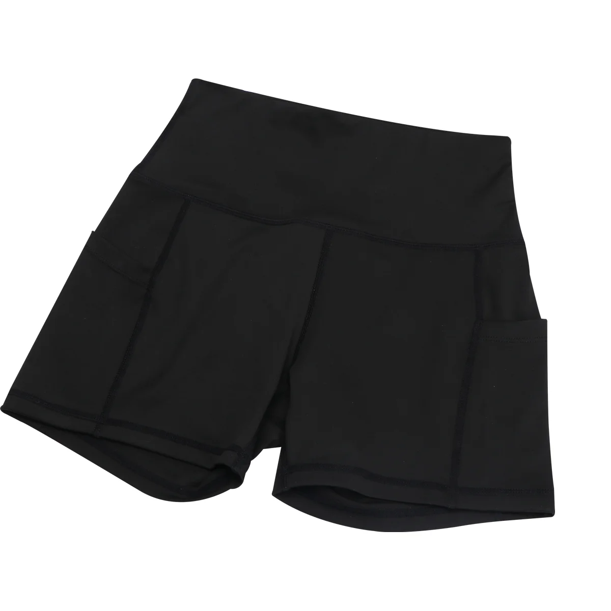 

Female Sports Shorts Yoga Short Trousers Quick-dry Training Pants Trisection Length Shorts Size Black