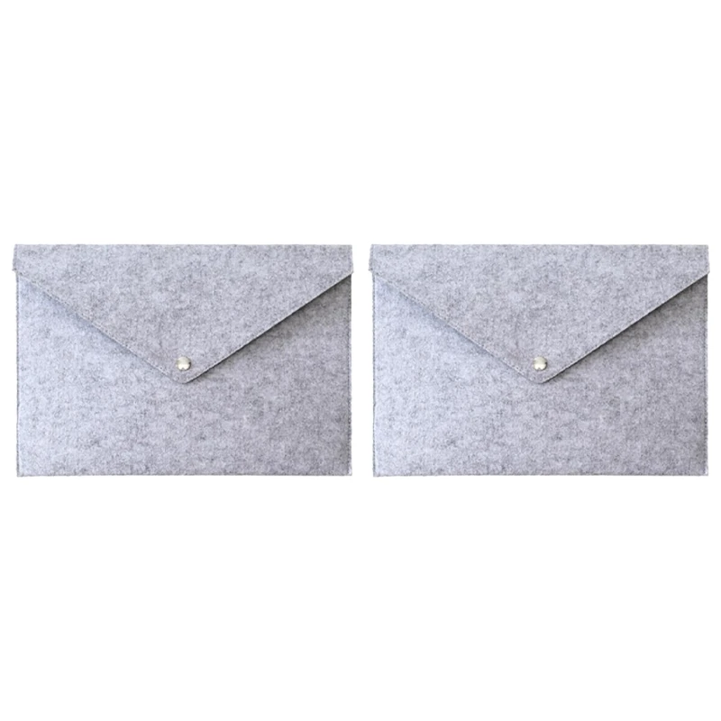 

PPYY-2 Pcs A3 A4 Экологически чистая простая фетровая деловая сумка для хранения