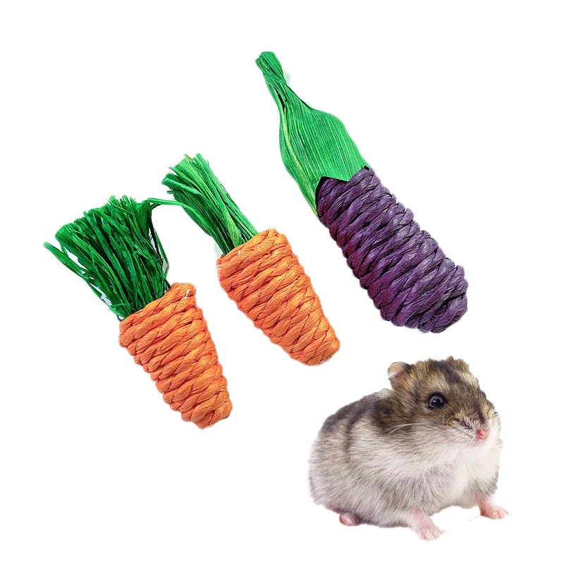 

3 шт./компл., игрушка для хомяка, кукурузы, моркови