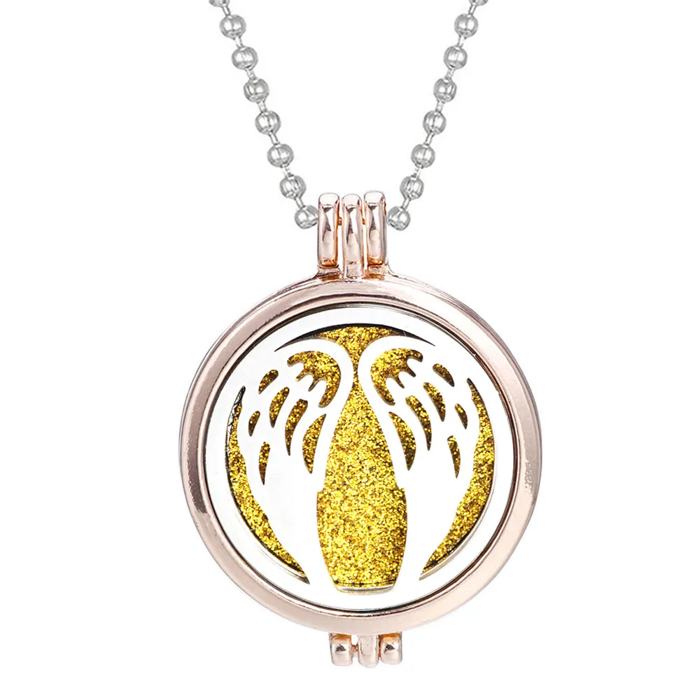 Новинка 2020 Ароматический диффузор в виде крыльев из розового золота