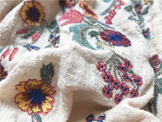 

Short Boho blouse 2021 floral Embroidery sexy off shoulder summer crop top long sleeve chic women blouses Hippie blusas