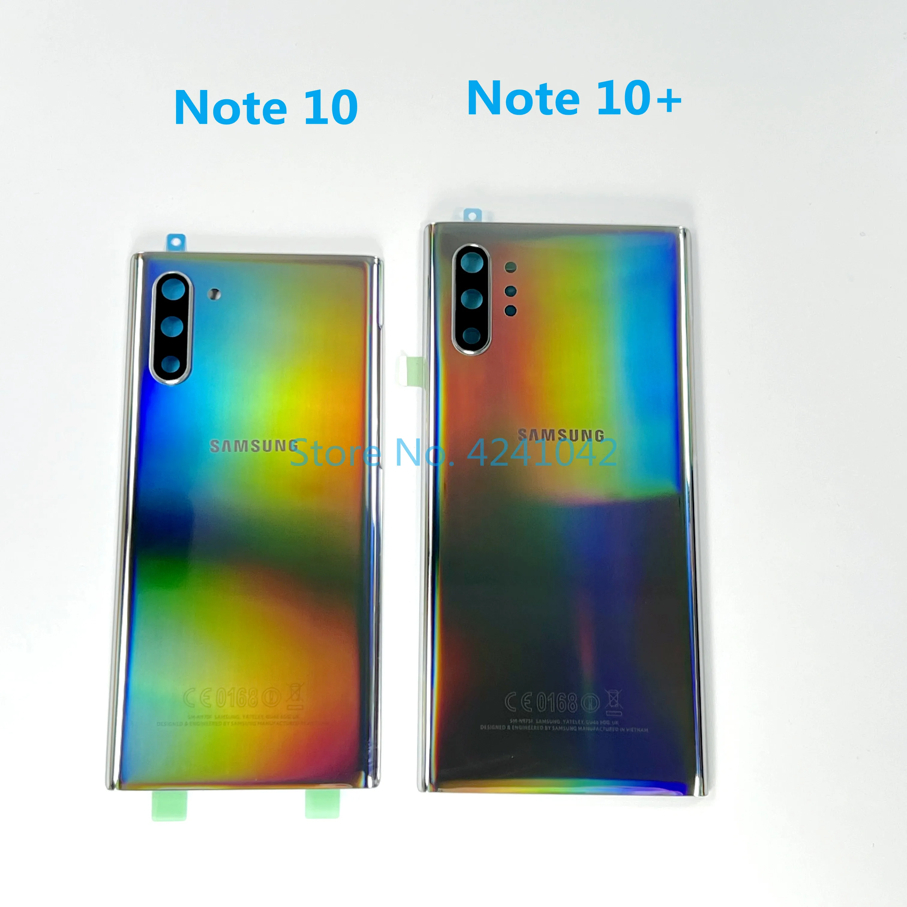 Стеклянный чехол для SAMSUNG Galaxy Note 10 N970 Plus N975 N975F Note10 + задний стеклянный клей |