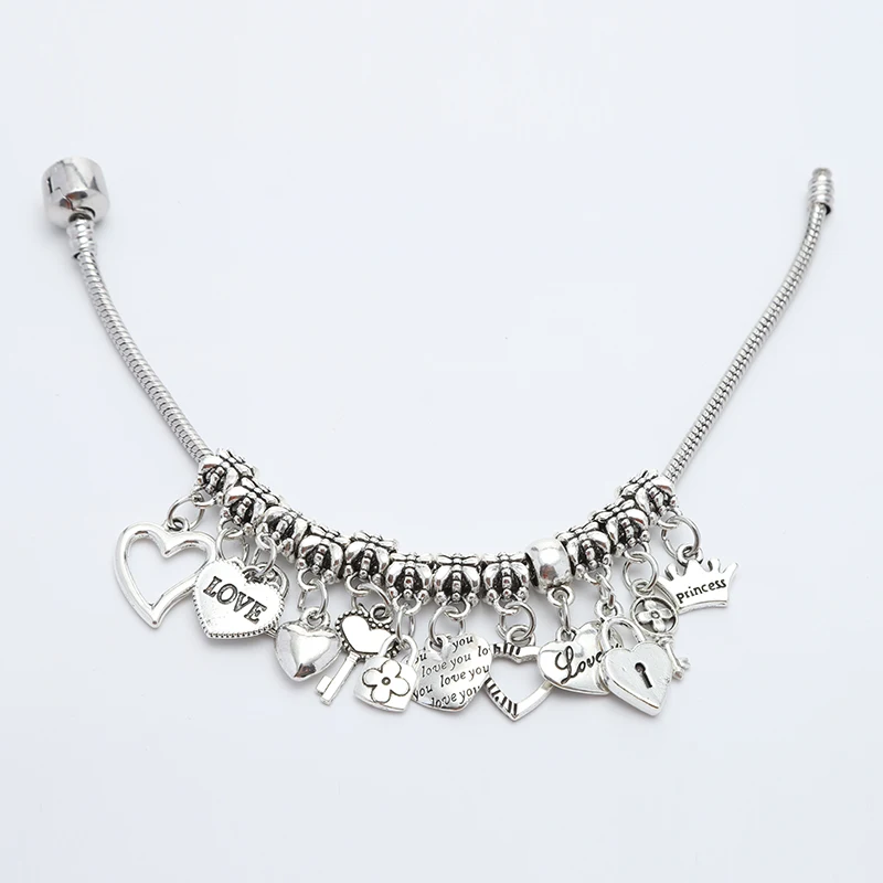 

10 Pcs / Bag Geometry DIY Jewelry Accessories Pendant DIY Handmade Various Shapes Jewelry Alloy Pendant Accessories Wholesale