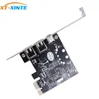 Карта видеозахвата XT-XINTE PCI-E 1X на 1394, 3 порта DV HD, Pcie на 1394a 6Pin, 4-контактный порт, адаптер для настольного ПК, с горячей заменой