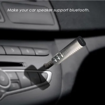 

1PC 3.5mm Jack Bluetooth Car Kit Hands Free Music Audio Receiver Adapter Auto AUX Kit For Speaker Headphone Bluetooth Aux