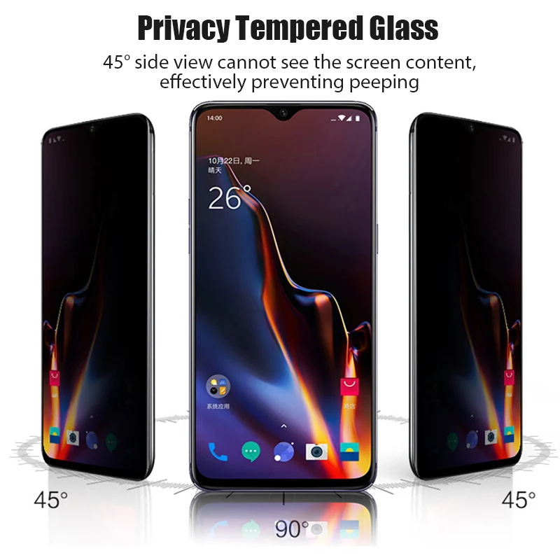 Защита экрана для Oneplus 8 7T 7 6T 6 HD антибликовое закаленное стекло Nord N10 5G N100 9H защита