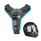 Кронштейн для крепления на мотоциклетный шлем для GoPro Hero 10 9 8 SJCAM SJ6 SJ8 SJ9 DJI OSMO YI Eken