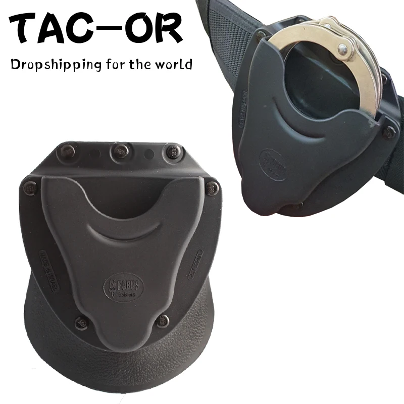 

Тактические полимерсветильник кие наручники для переноски, полицейская кобура с ремнем Molle, Чехол-держатель, сумка, военное снаряжение