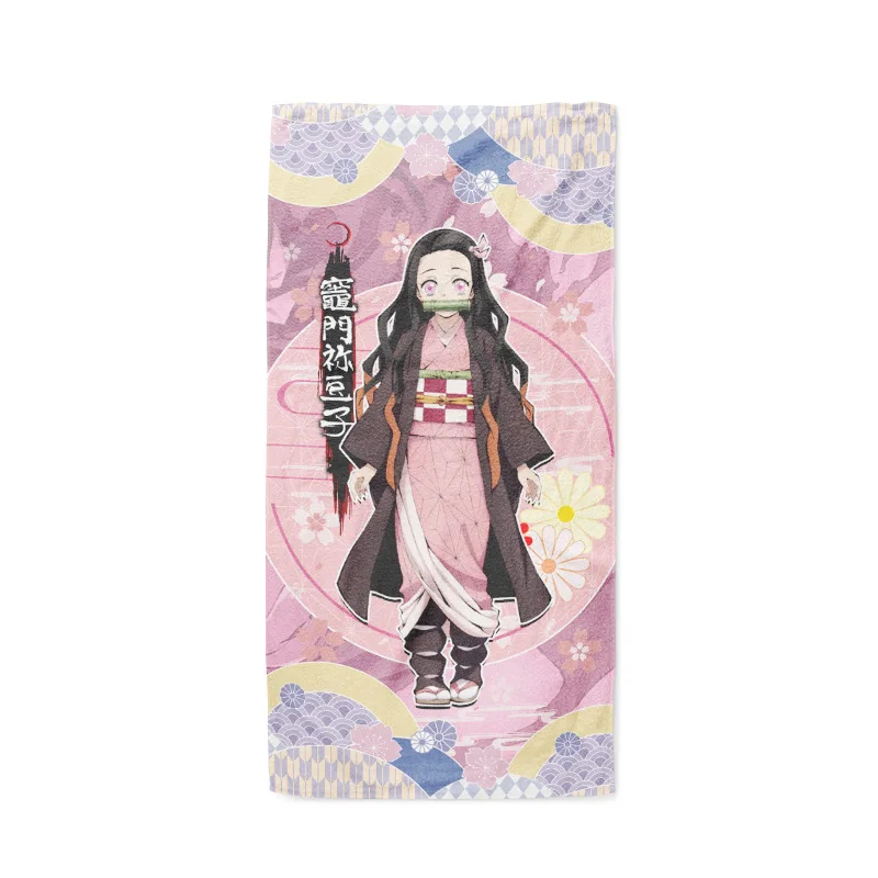 75 см аниме Demon Slayer Kimetsu no Yaiba Kamado Tanjirou Nezuko Agatsuma Zenitsu Hashibira полотенце для лица фанатов