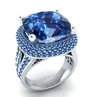 MFY, синее кольцо, ювелирные изделия, кольцо для женщин, ювелирные изделия в океаническом стиле, кольца для вечеринок, новинка, скидки от магазина