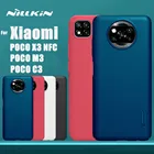 Чехол для Xiaomi Poco M3 C3 X3 NFC Mi 10T Pro Lite 5G Nillkin матовый тонкий чехол для Mi 10T пластиковый жесткий чехол