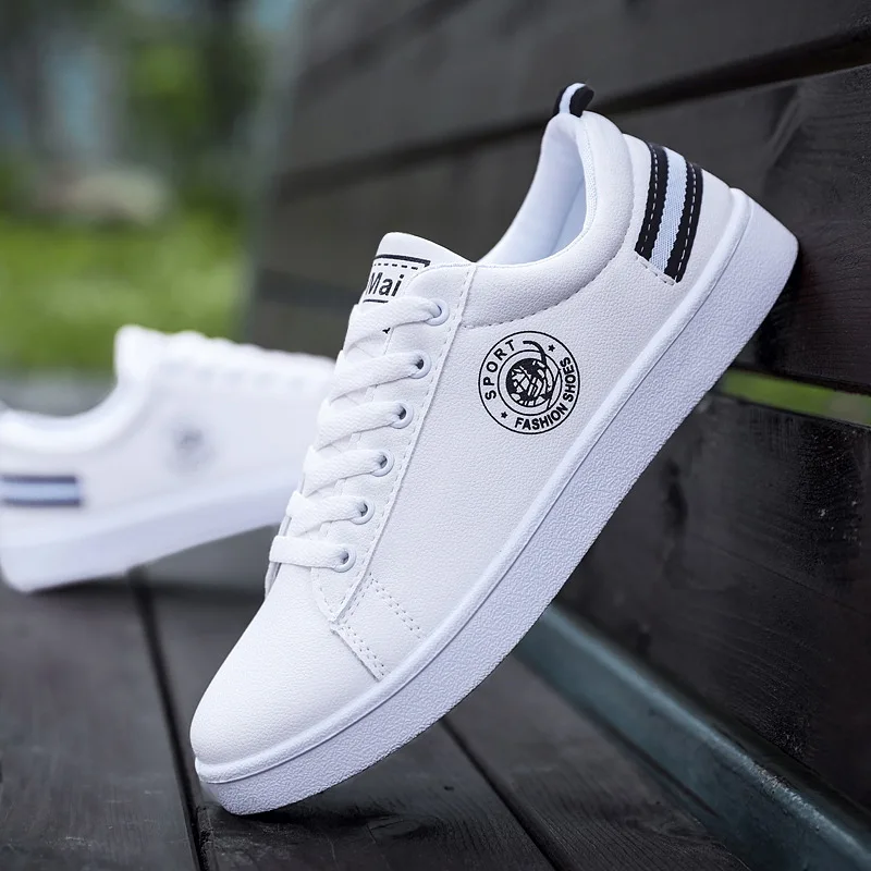 

Small white shoes men's shoes student white board shoes Korean fashion high permeability sports casual shoes