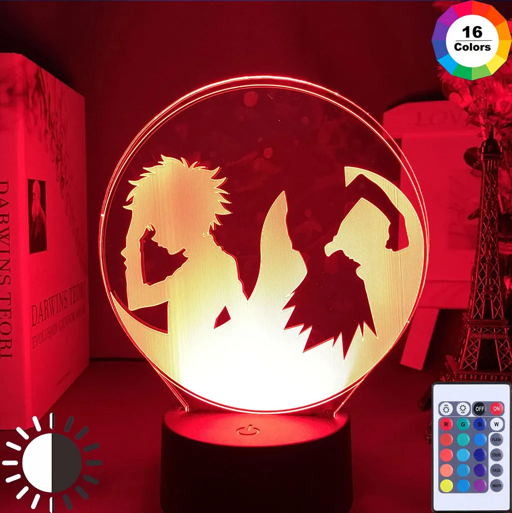 

Led night light Japanese anime character 3D illusion night light children's bedroom decoration table lamp gift