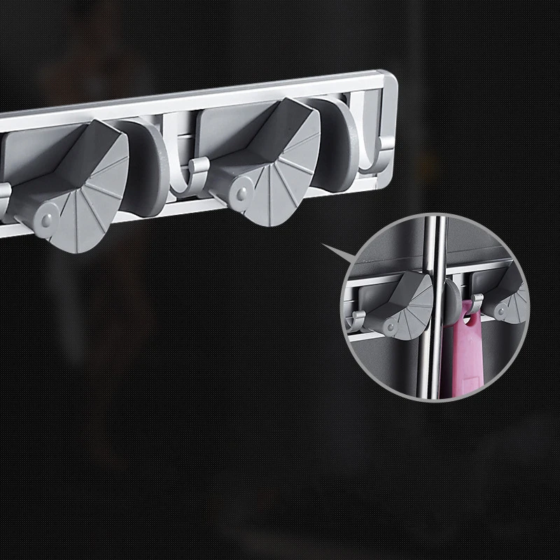 Самоклеящийся алюминиевый держатель для ключей DINIWELL многофункциональные крючки