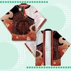 Аниме Genshin Impact Cosplay Kaedehara Kazuha Tartaglia Klee Zhongli Venti Xiao Haori кимоно весенне-летнее пальто из полиэстера