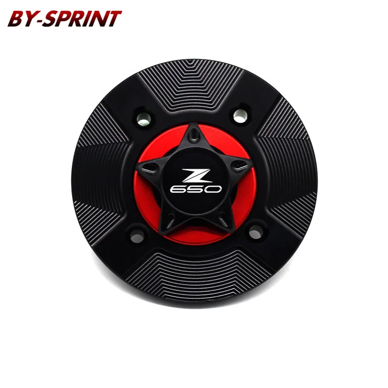 

High Quality Motorcycle Z650 Fuel Tank Cap CNC Aluminum Fuel Tank Gas Cover & LOGO For Kawasaki Z 650 z650 2017 2018 2019