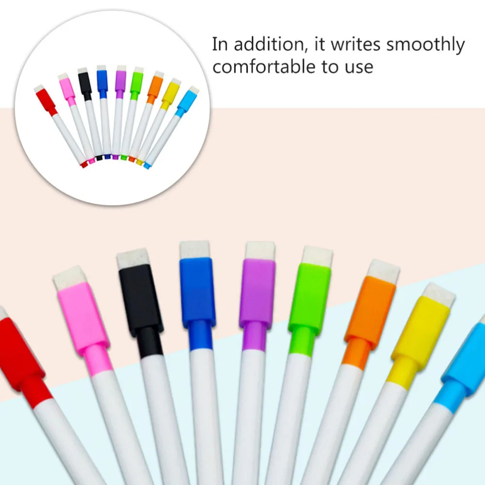 

90Pcs Erasable White Board Markers Dry Erase Fine Tip Pen for School Office