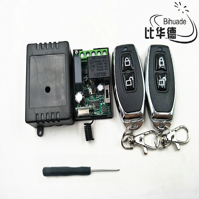 Универсальный беспроводной пульт дистанционного управления с 2 кнопками 433 МГц 220