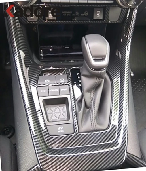 Для Toyota RAV4 для Previa RAV 4 2019 2020 2021 аксессуары интерьера из углеродного волокна