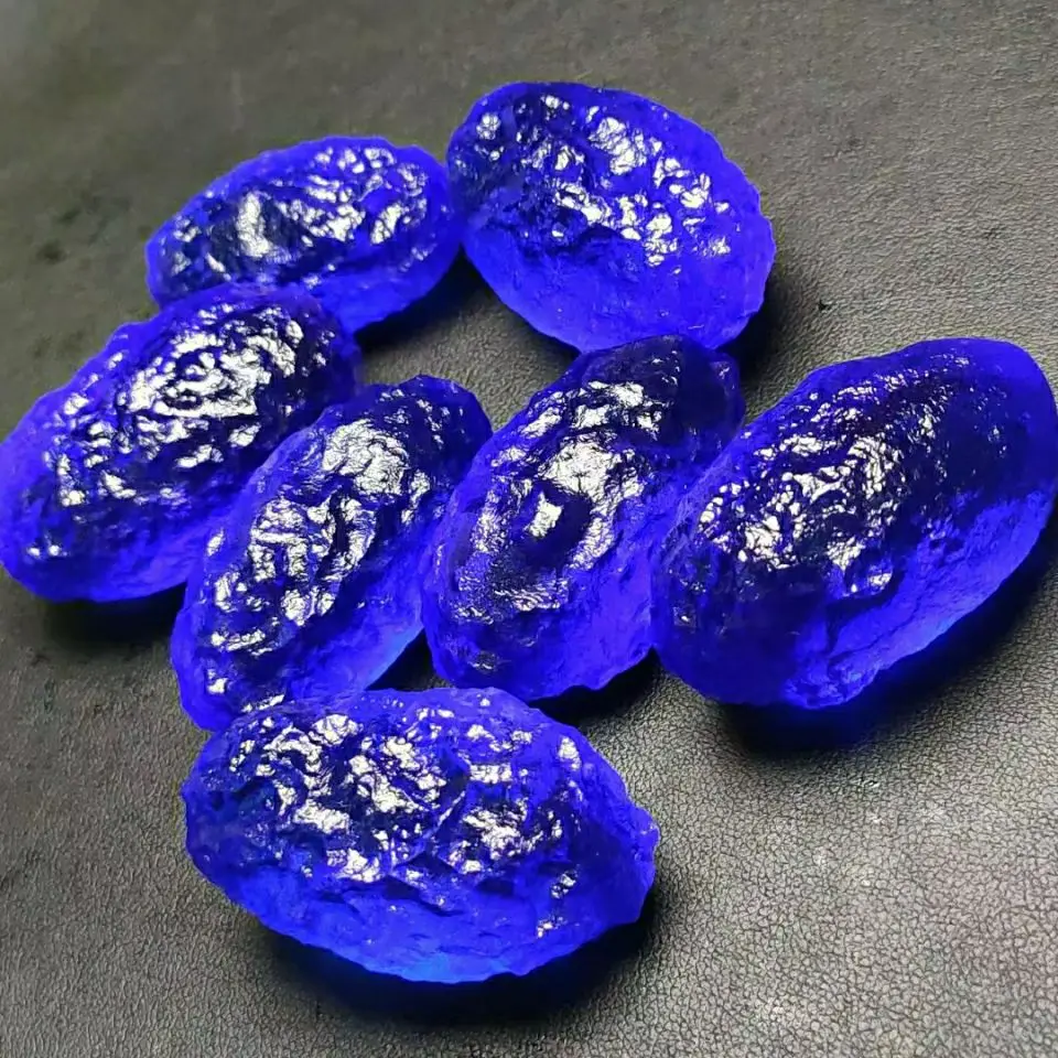 

30g BLUE GEM MOLDAVITE Meteorite Impact Glass Czech