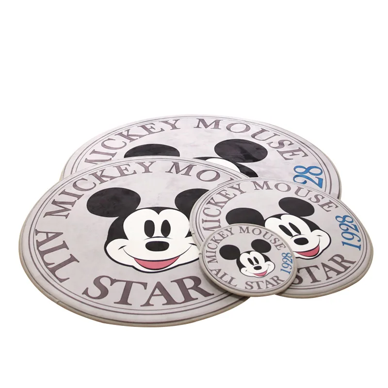 Disney Микки Минни Маус коврик Детский ползающий игровой коврик для дома Добро пожаловать мягкий четырехсезонный детский коврик одеяло подарок