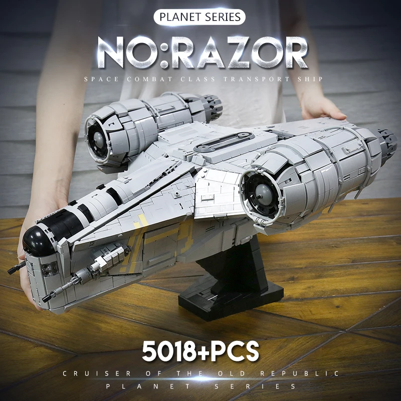 

MOULD KING Building Blocks Star Plan The Razor Starship Model sets Assembly Bricks Kids Educational DIY Toys Christmas Gifts