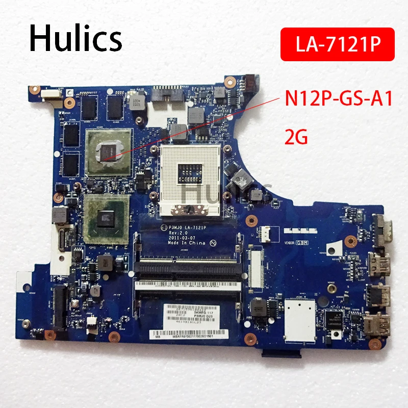 

Материнская плата Hulics для ACER 3830TG, оригинальная материнская плата 3830T 3830 HM65 GT540M 2G P3MJ0 стандартная материнская плата MBRFQ02002