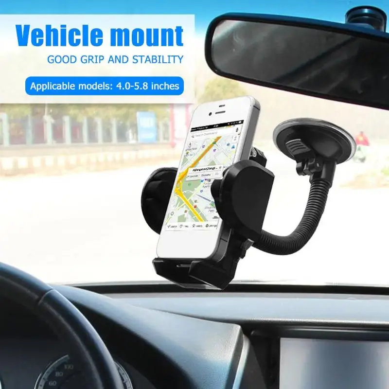 Регулируемый автомобильный держатель для телефона на 360 градусов вращающийся
