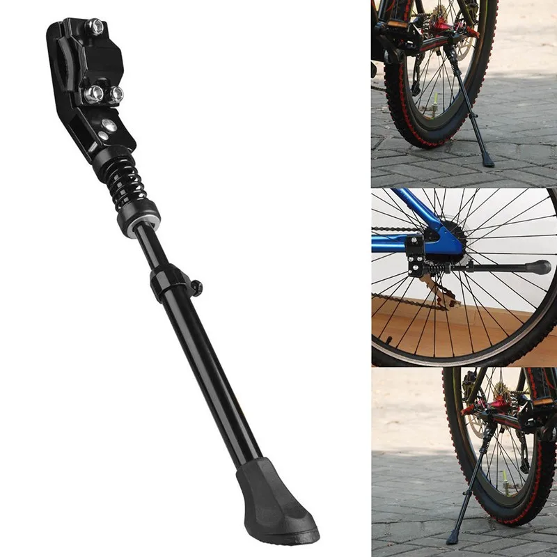 

1pcs Universal MTB Telescopic Adjustable Aluminum Alloy Bicycle Side Bicycle Cycling Frame Accessories Parts Support Tripod N3G6
