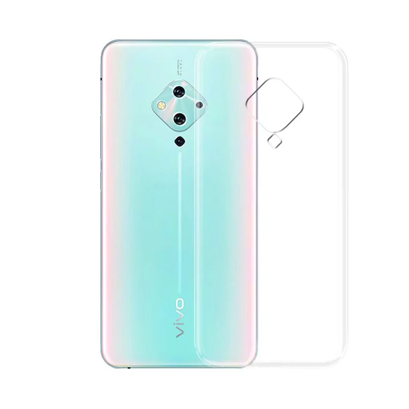 ДЛЯ VIVO S1 Pro Чехол силиконовый прозрачный футляр ТПУ чехол для S1Pro Обложка 6