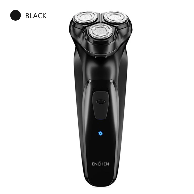 Razor Black Xiaomi Новинка Enchen BlackStone 3D электробритва Мужская моющаяся перезаряжаемая машинка для бритья бороды type-C - Цвет: Razor Black