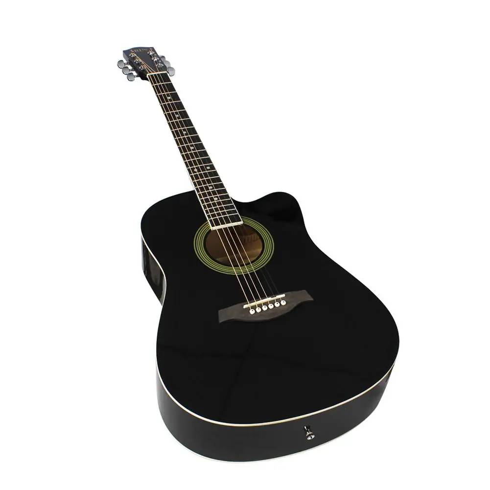 Акустическая гитара 41 дюйм контурный дизайн гриф бас электрическая