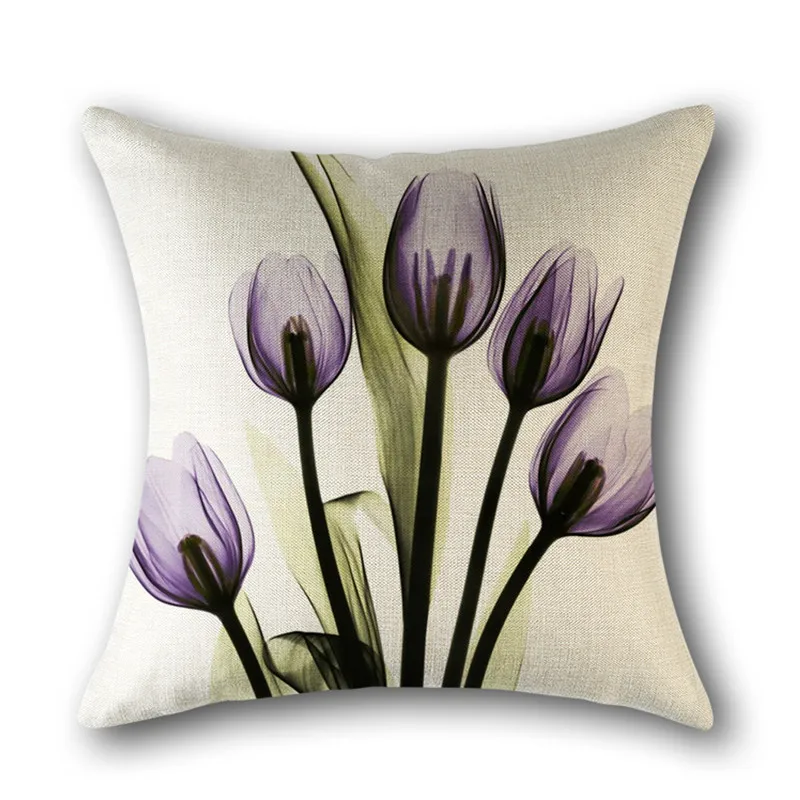 Наволочка для подушки с маленькими свежими цветами наволочка яркий цветочный