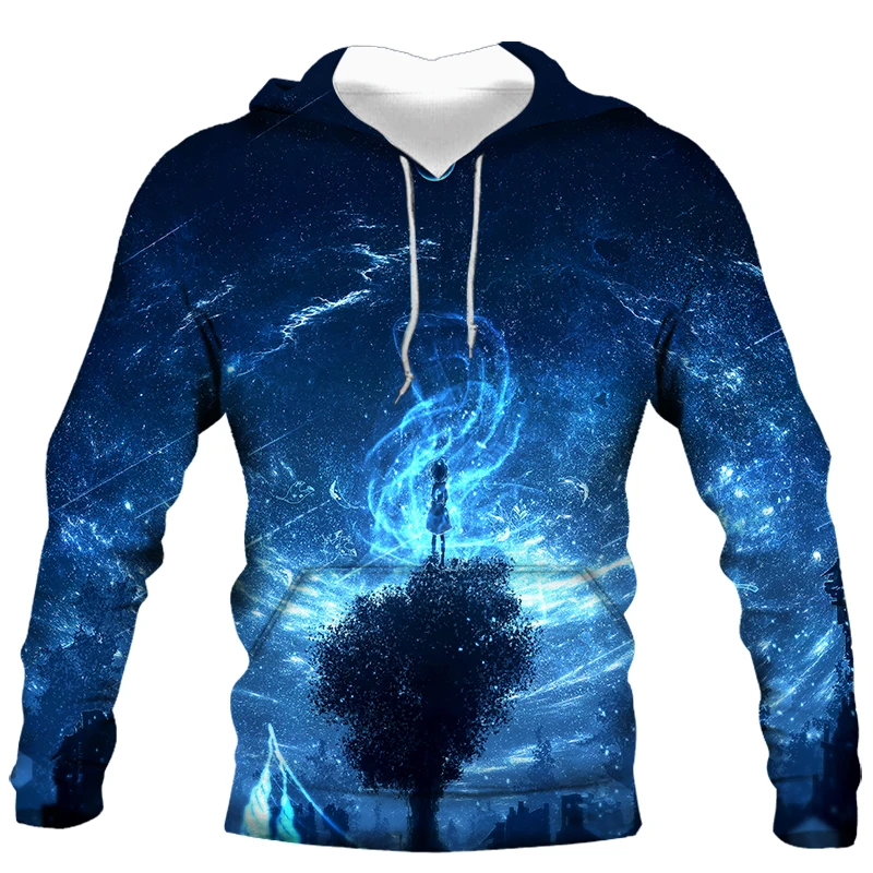 

Trendy Men's 3D Digital Printing Casual Fashion 2021 Winter New Loose Style Men's Sweater Trend Series Pattern Fashion Element