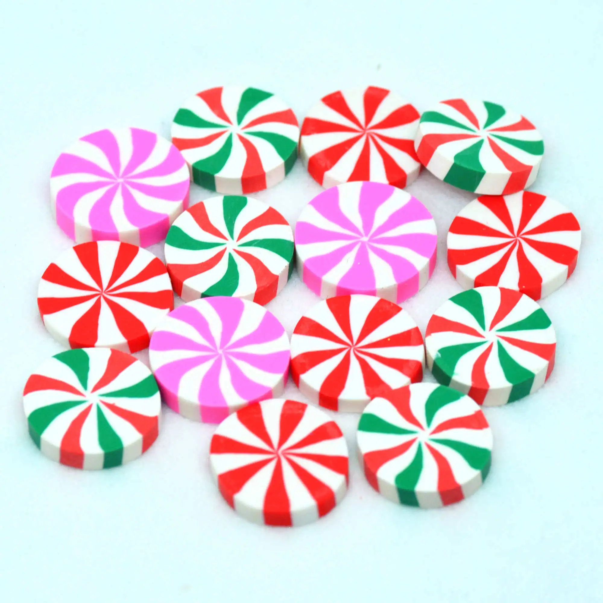 Искусственные рождественские конфеты миниатюры из полимерной глины для