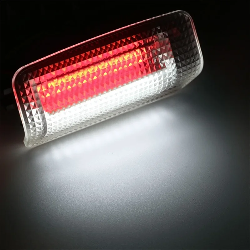 

QCDIN 1 Pair Led Courtesy Lamp Double Ribbon Flash Door Light For TOYOTA Land Cruiser Mark X IS250 ISF RX330 RX350 LS460 LS600